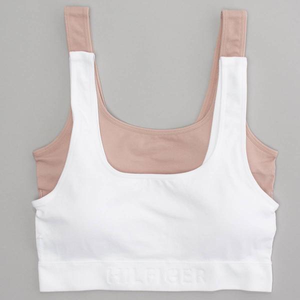 Womens Tommy Hilfiger 2pk. Seamless Scoop Bralettes RLF1222