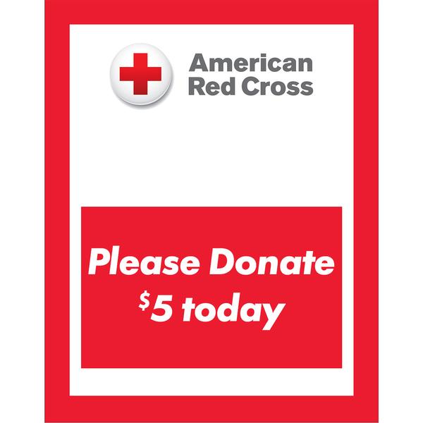 Donate $5 Red Cross to Receive Extra Discount In-Cart