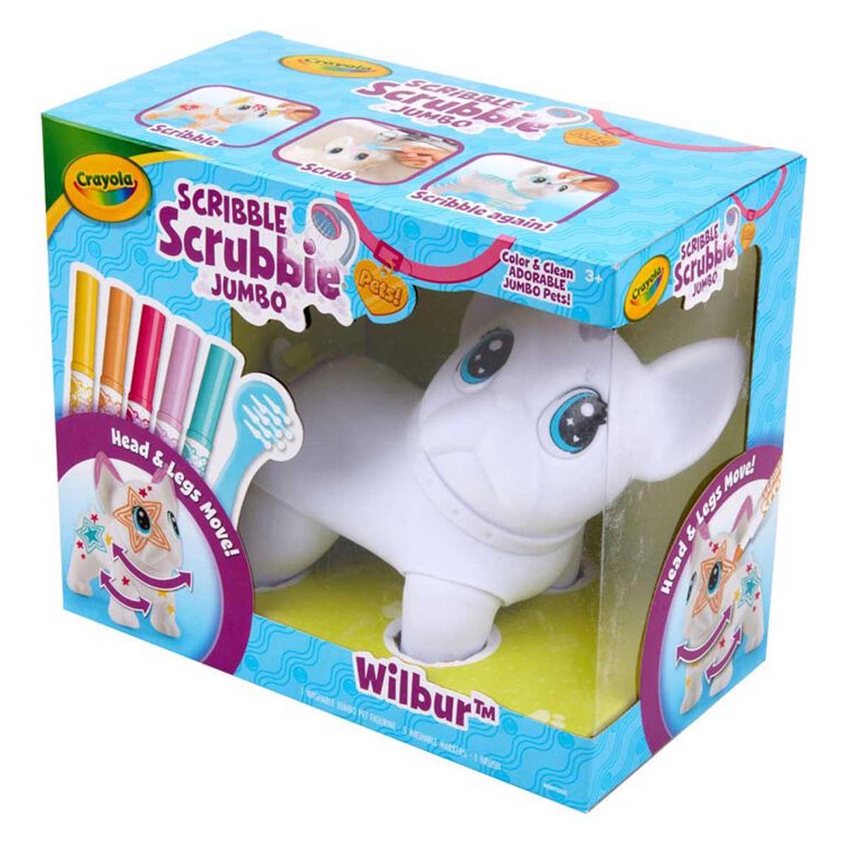 Crayola(R) Jumbo Scribble Scrubbie Pet Wilbur