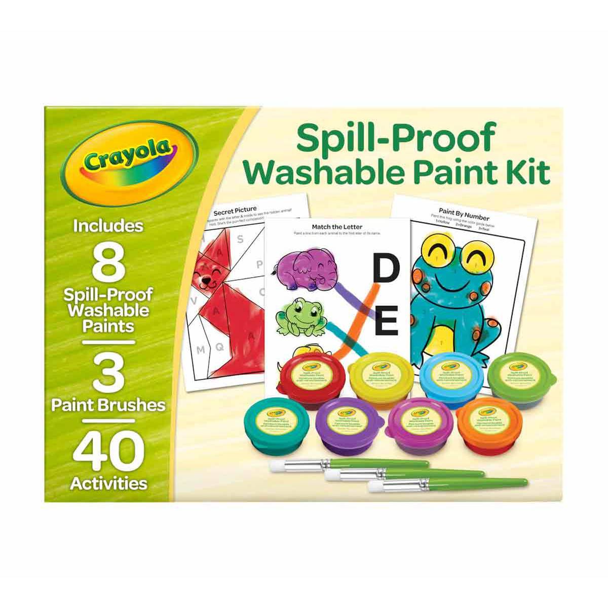 Crayola(R) Deluxe Spill Proof Paint Kit