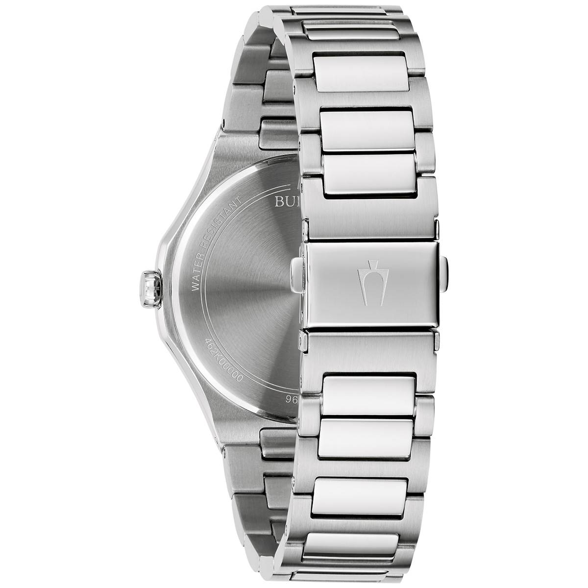 Mens Bulova Classic Silver-Tone Bracelet Watch - 96D156