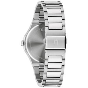 Mens Bulova Classic Silver-Tone Bracelet Watch - 96D156 alternate view