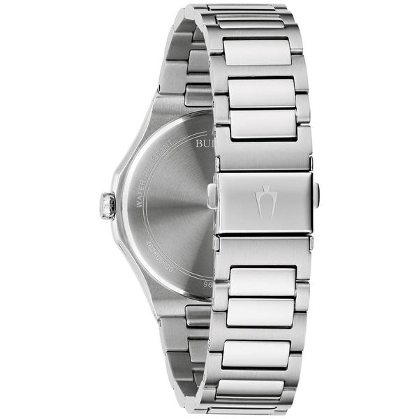 Mens Bulova Classic Silver-Tone Bracelet Watch - 96D156 alternate view