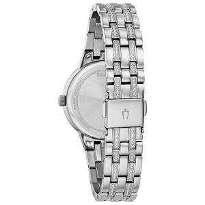 Womens Bulova Phantom Silver-Tone Bracelet Watch - 96L276 alternate view