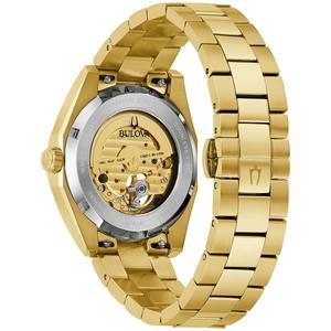 Mens Bulova Surveyor Gold-Tone Bracelet Watch - 97A182 alternate view