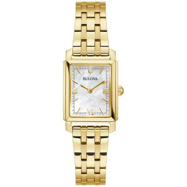 Womens Bulova Sutton White Dial Bracelet Watch - 97L177