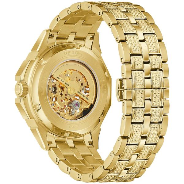 Mens Bulova Octava Gold-Tone Bracelet Watch - 98A292 alternate view