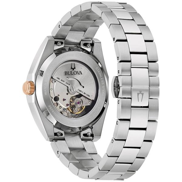 Mens Bulova Surveyor Burgundy Dial Bracelet  Watch - 98B422 alternate view