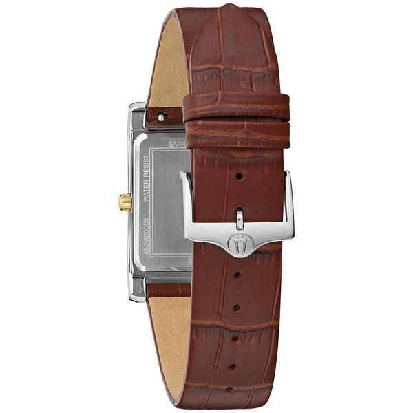 Mens Bulova Sutton Brown Strap Watch - 98B430 alternate view