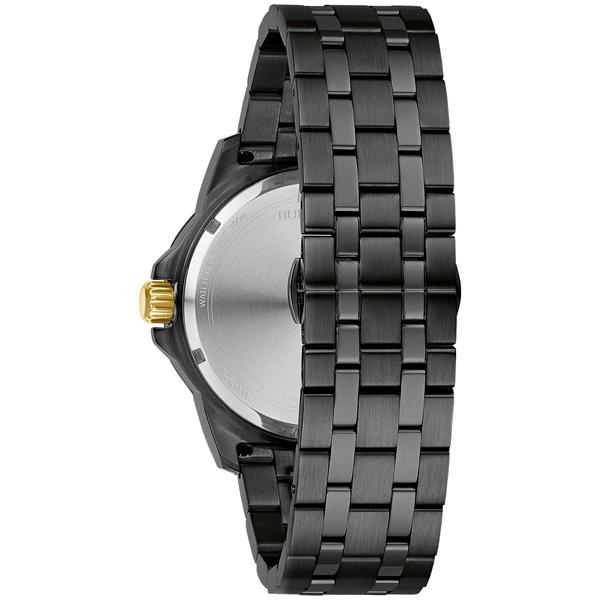 Mens Bulova Marine Star Black Bracelet Watch - 98D176 alternate view