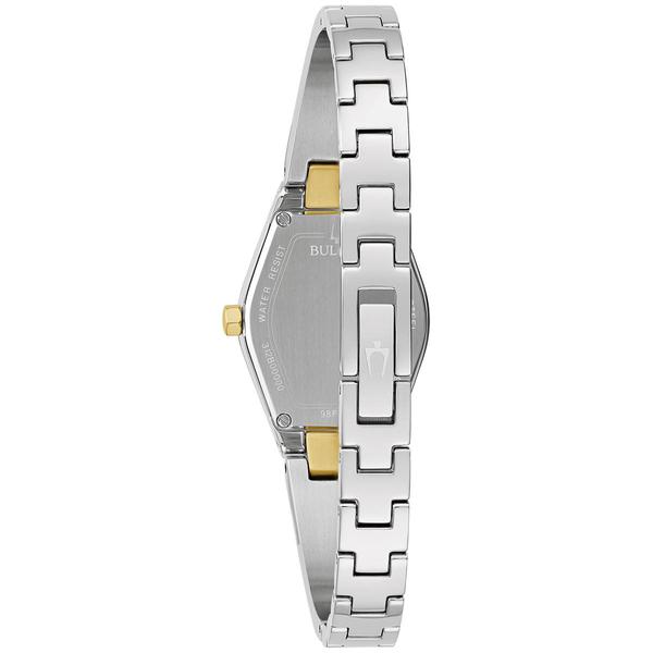 Bulova Gemini Silver-Tone Bangle Watch - 98P218 alternate view