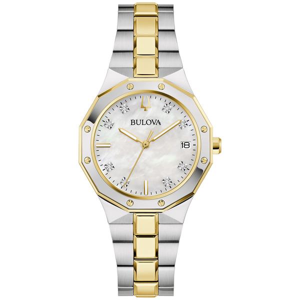Womens Bulova Prestige Diamond Accent Watch - 98P234