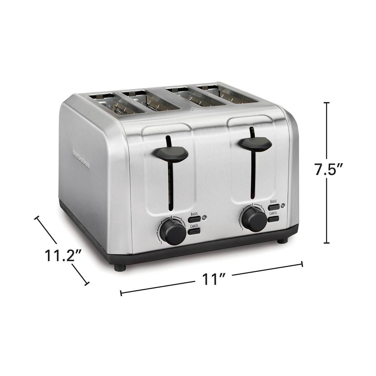 Hamilton Beach(R) 4-Slice Stainless Steel Toaster