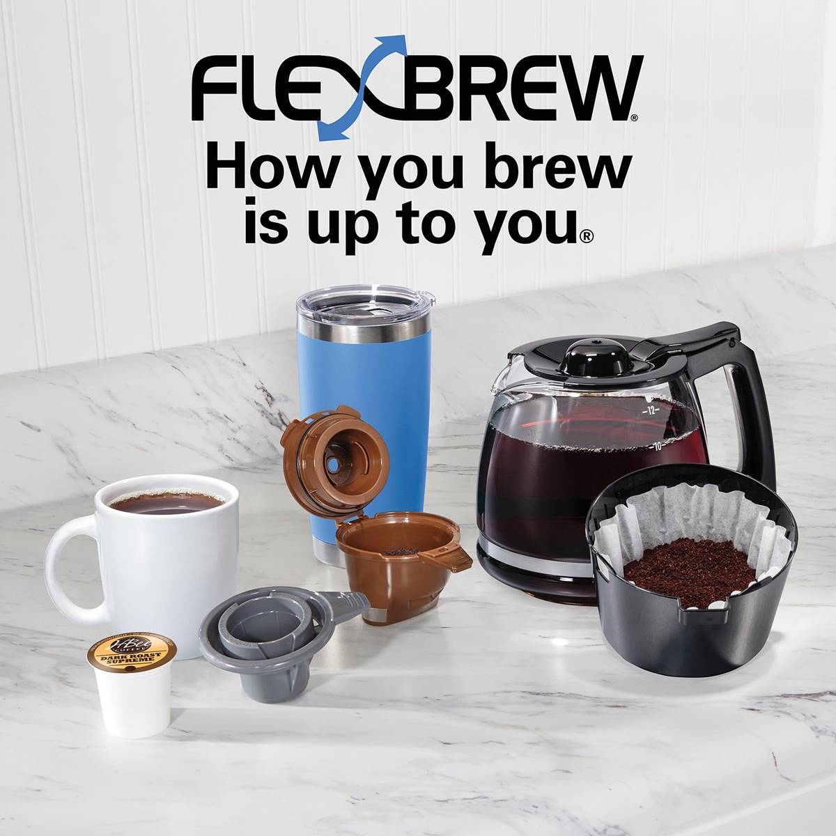 Hamilton Beach(R) FlexBrew(R) Trio Coffee Maker - 49902