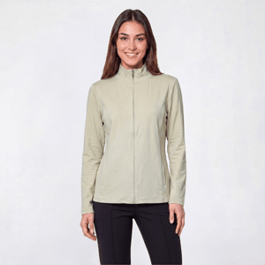 Petite Hasting & Smith Long Sleeve Mock Neck Zip Jacket alternate view