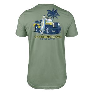 Mens Catching Rays Riding Waves Short Sleeve Tee alternate view