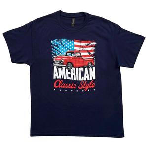 Mens Home of the Brave Classic Pickup Short Sleeve Graphic Tee