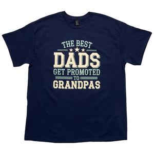 Mens Best Dads Get Promoted to Grandpa Short Sleeve Tee alternate view