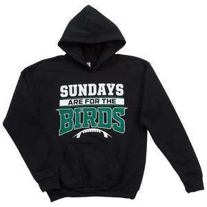 Boys (8-20) Tailgate Sundays Are For The Birds Hoodie - Black