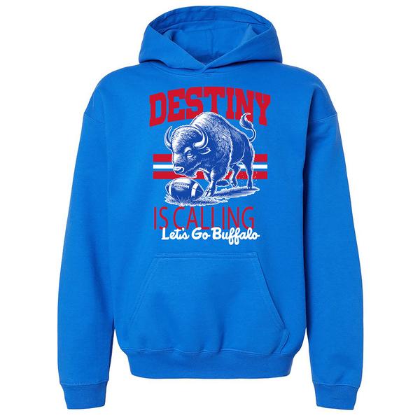 Boys (8-20) Tailgate Buffalo Destiny Is Calling Hoodie