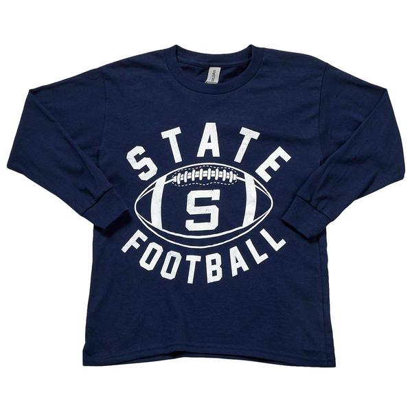 Boys (8-20)  Tailgate State Football Long Sleeve Tee
