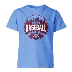 Boys (8-20) Tailgate Philadelphia Baseball Tee - Carolina Blue
