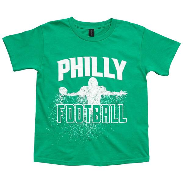Boys (8-20) Tailgate Philadelphia Football Dissolve Football Tee