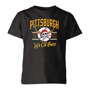 Boys (8-20) Tailgate Pittsburgh Baseball Lets Go Bucs Tee