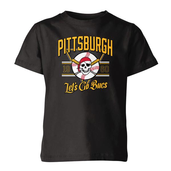 Boys (8-20) Tailgate Pittsburgh Baseball Lets Go Bucs Tee