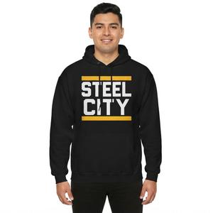 Mens Tailgate Pittsburgh Football Steel City Hoodie