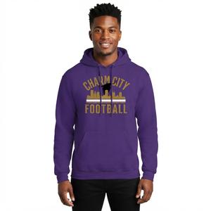 Mens Tailgate Charm Football Baltimore Hoodie