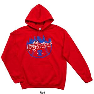 Mens Tailgate Philadelphia Baseball Fightins' Skyline Hoodie alternate view