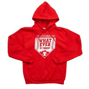 Mens Tailgate Philadelphia Baseball Whatever it Takes Hoodie