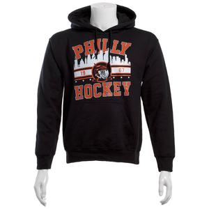 Mens Tailgate Phladelphia Hockey Skyline Philly Hoodie alternate view