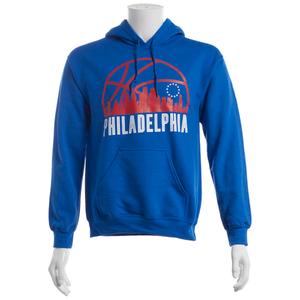 Mens Tailgate Philadelphia Basketball Hoodie - Royal Blue alternate view