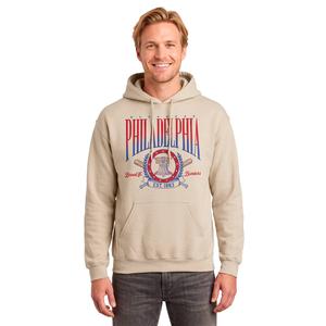 Mens Tailgate Philadelphia Baseball Liberty Bell Bombers Hoodie