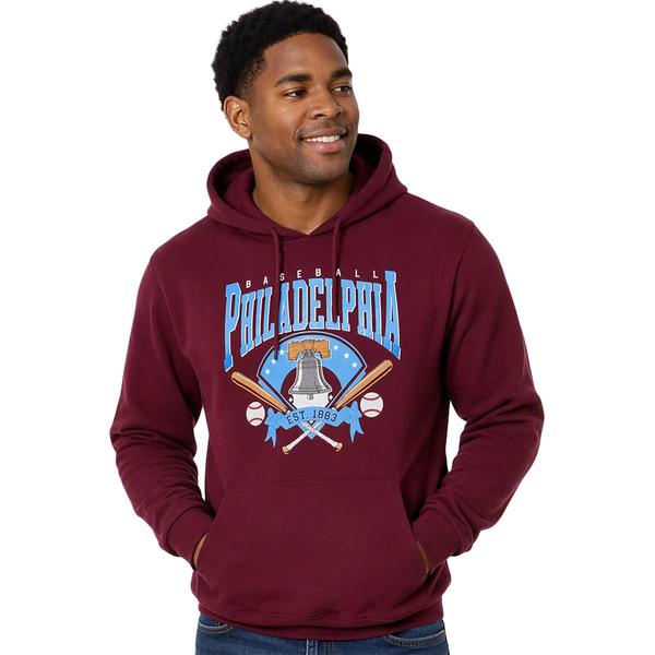 Mens Tailgate Philadelphia Baseball Outfield Philly Hoodie