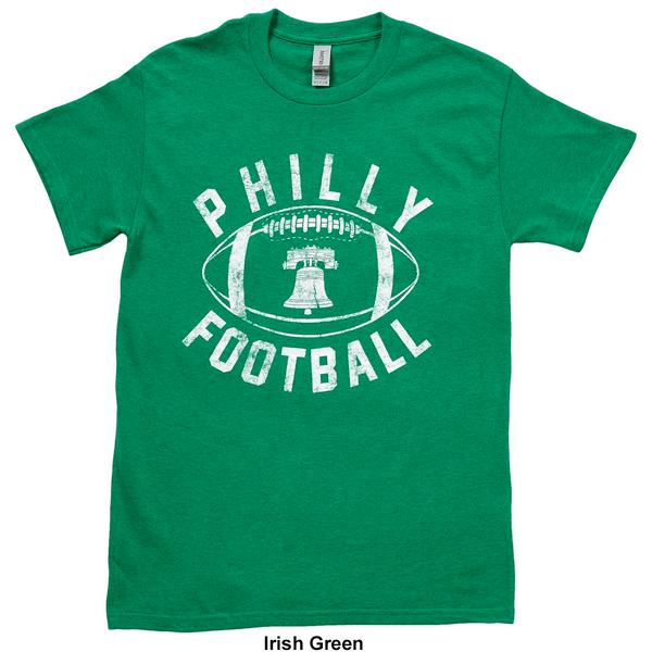 Mens Tailgate Philadelphia Football Philly Bell Short Sleeve Tee alternate view