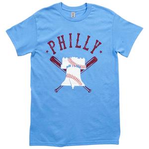 Mens Tailgate Philly Slugger Tee
