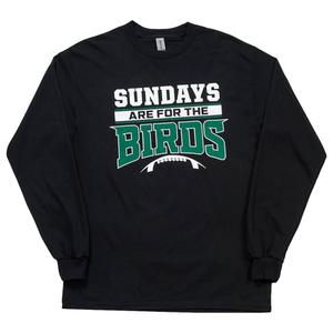 Mens Tailgate Philadelphia Football Sunday Birds Long Sleeve Tee