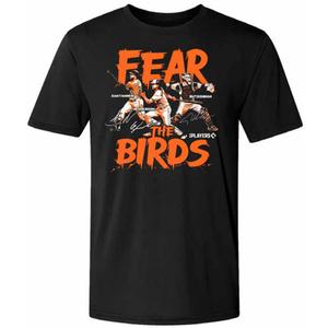 Mens Tsi Baltimore Bird Gang Short Sleeve Tee - Black