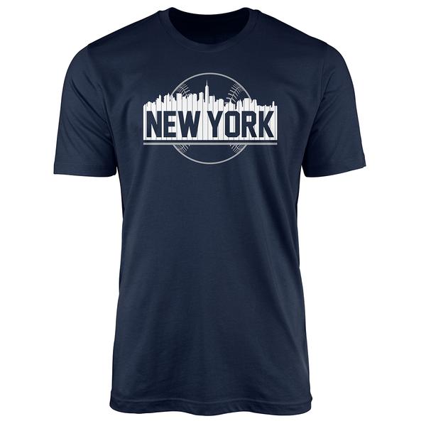 Mens Tsi New York Baseball Short Sleeve Tee