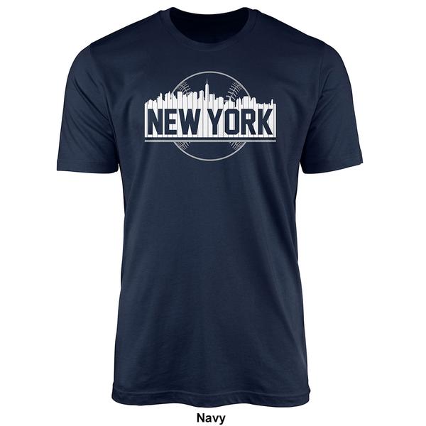 Mens Tsi New York Baseball Short Sleeve Tee alternate view