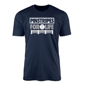 Mens Tsi Pinstripes for Life Short Sleeve Tee
