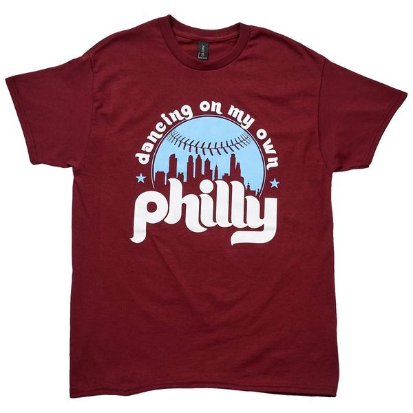 Mens Tailgate Philadelphia Baseball Dancing Short Sleeve Tee