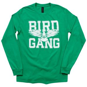 Mens Tailgate Philadelphia Football Bird Gang Long Sleeve Tee