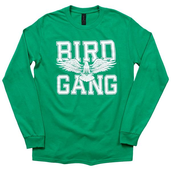 Mens Tailgate Philadelphia Football Bird Gang Long Sleeve Tee