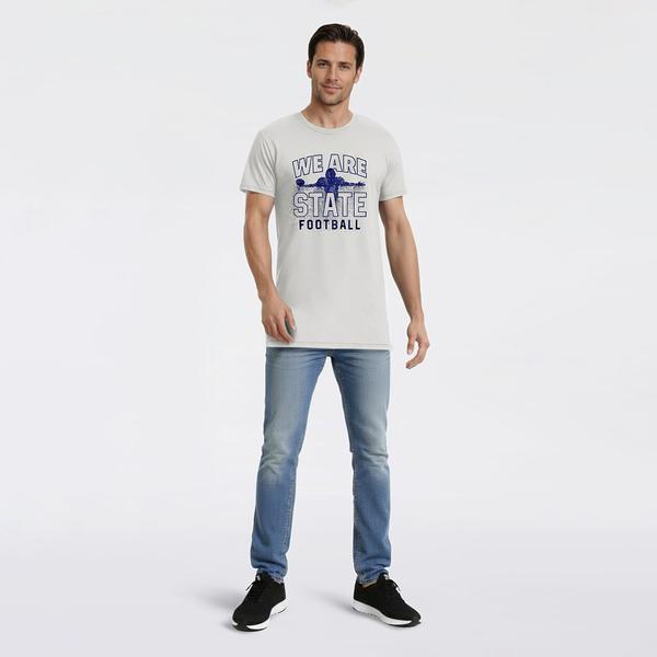 Mens Tailgate State Football Dissolve Short Sleeve Tee alternate view