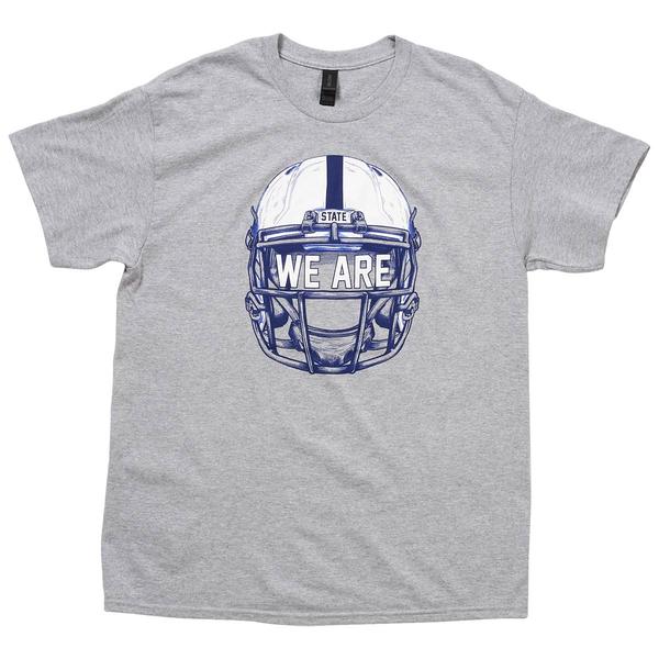 Mens Tailgate State Football Helmet Short Sleeve Tee