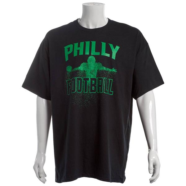Mens Tailgate Philadelphia Football Dissolve Short Sleeve Tee alternate view